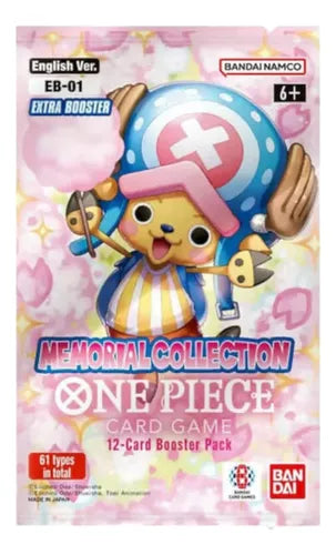 Sobres pack One Piece TCG EB-01 memorial collection en Inglés