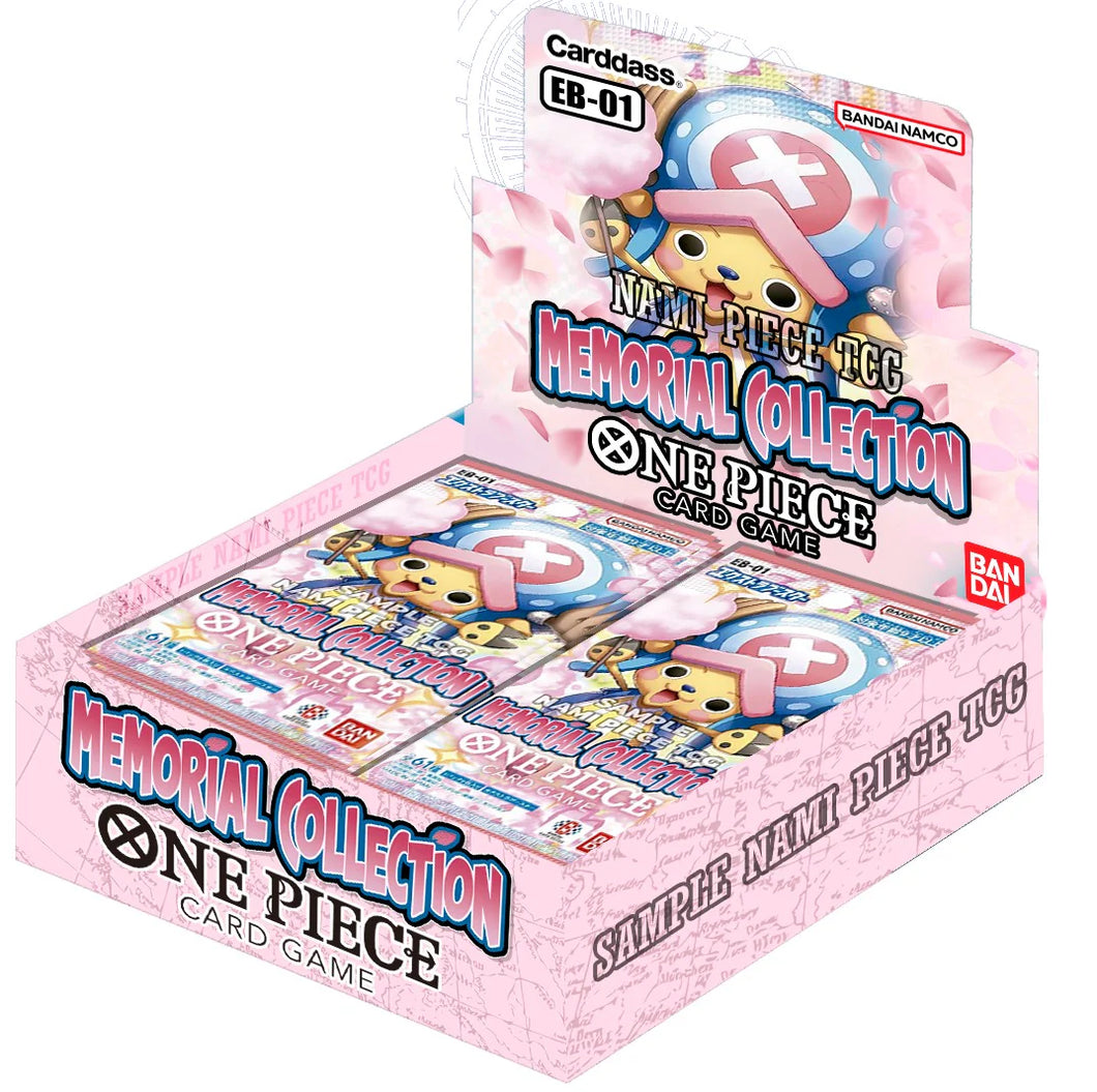 One Piece TCG Booster box display EB-01 Memorial collection En Inglés