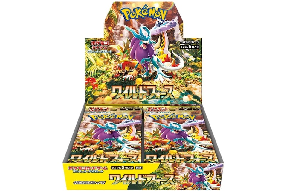 Pokemon TCG Booster Box (Box) Wild Force Japanese 30 Envelopes Original