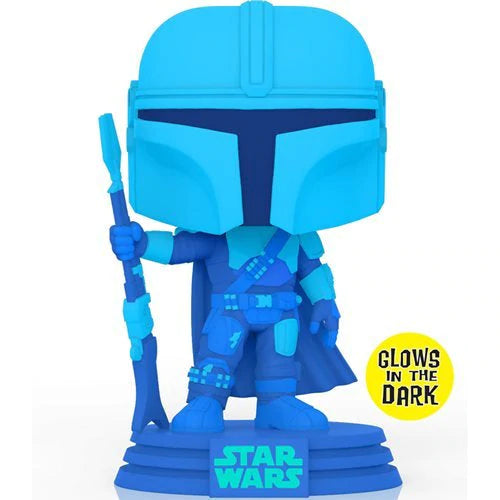 Funko pop Star Wars the Mandalorian Hologram Glows in the Dark