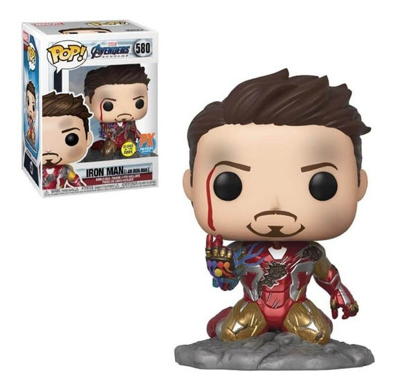 FUNKO POP IM IRON MAN GLOW PX EXCLUSIVE (CAJA CON DETALLE)
