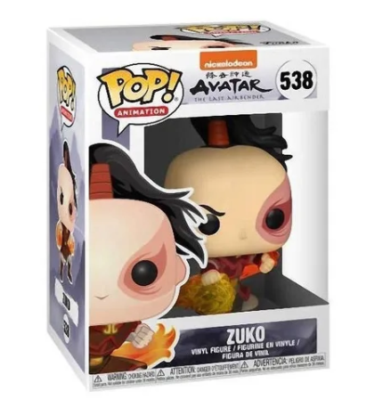 Funko Pop Avatar:the Last Airbender Zuko #538 No Chase