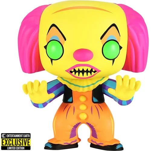 FUNKO POP TERROR IT Pennywise Black Light