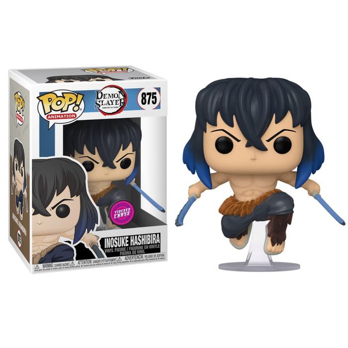 Funko pop Demon Slayer Inosuke flocked Chase  SE