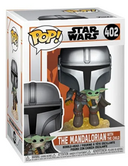 Funko Pop Star Wars Mandalorian With The Child Baby Yoda 402
